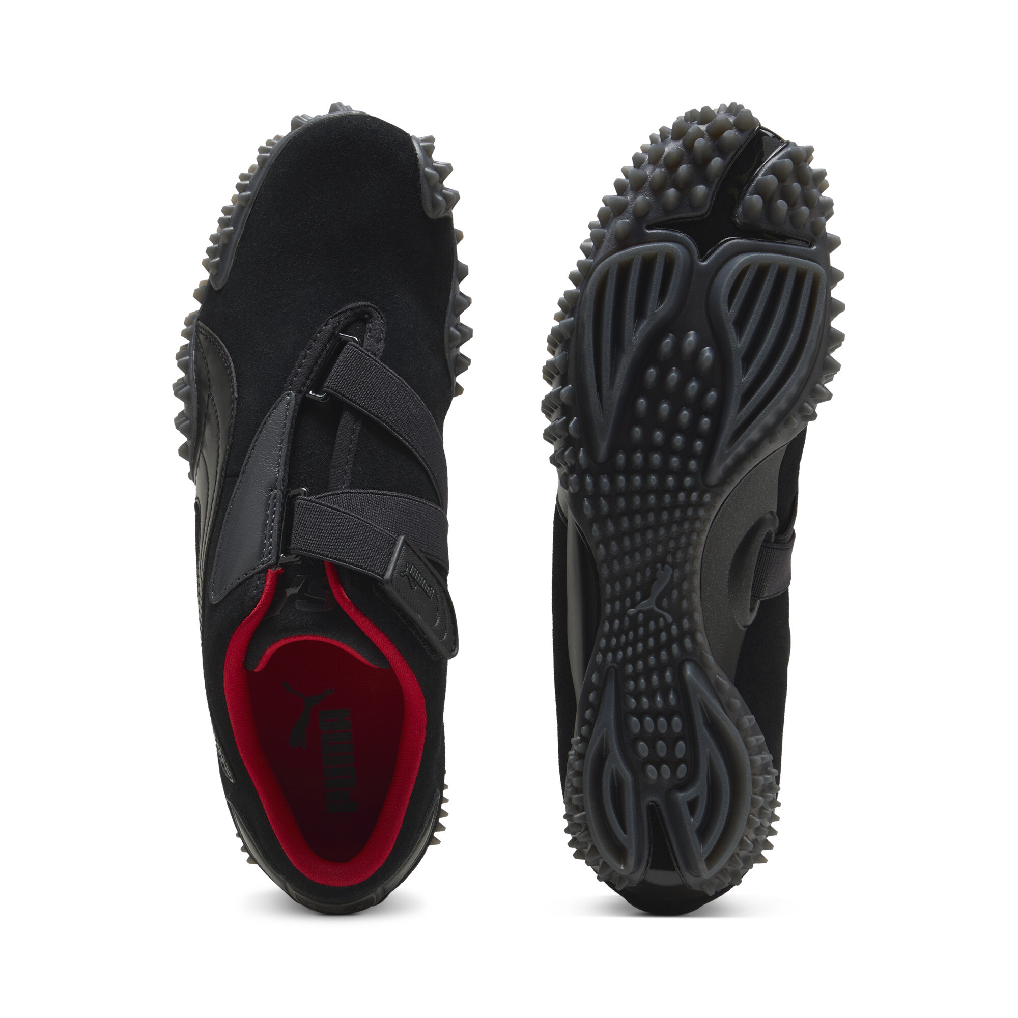 PUMA Scuderia Ferrari Mostro uniseks sneakers, Zwart/Grijs, Maat 40 thumbnail 4