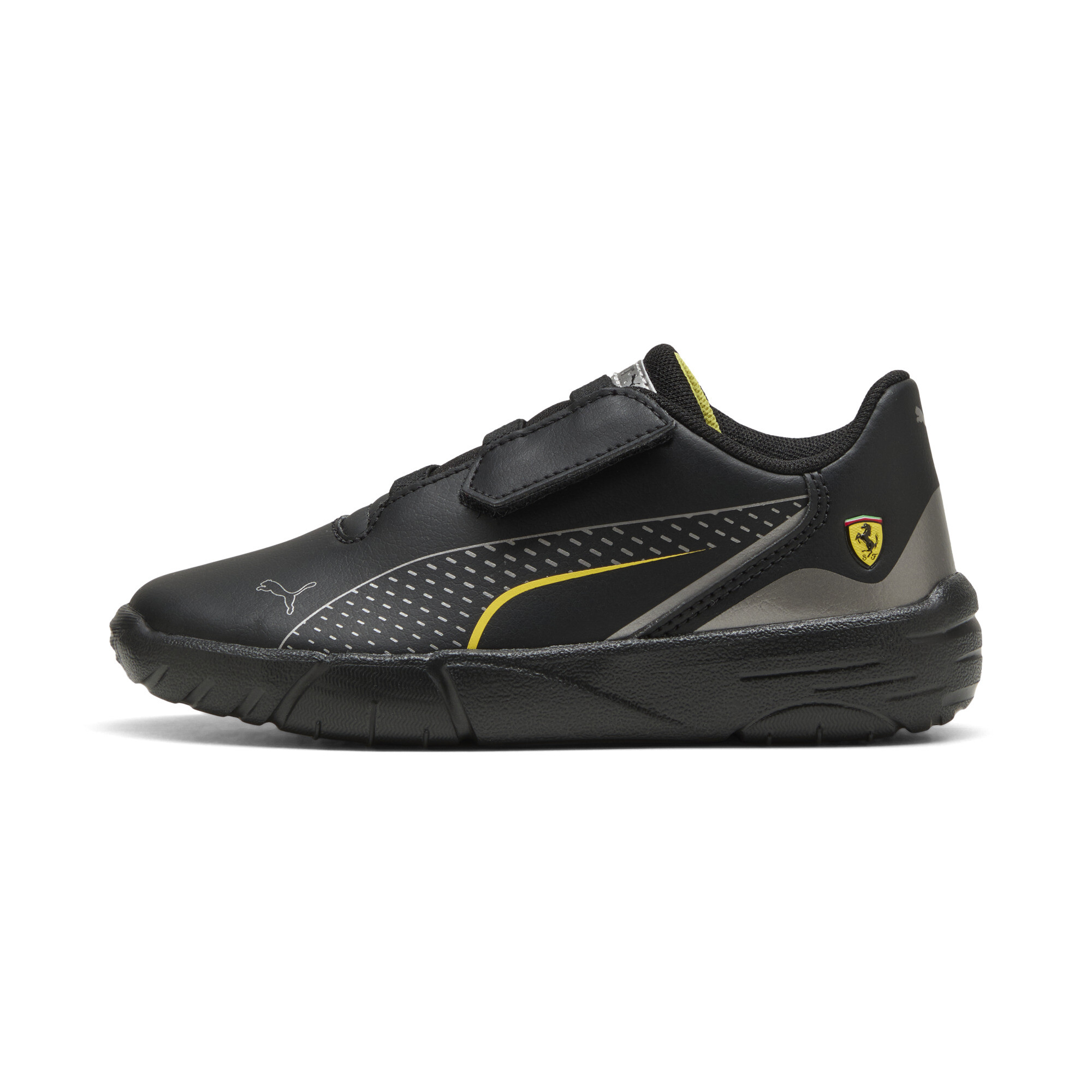 PUMA Scuderia Ferrari Drift Cat 11 sneakers, Zwart/Geel, Maat 35 thumbnail 5