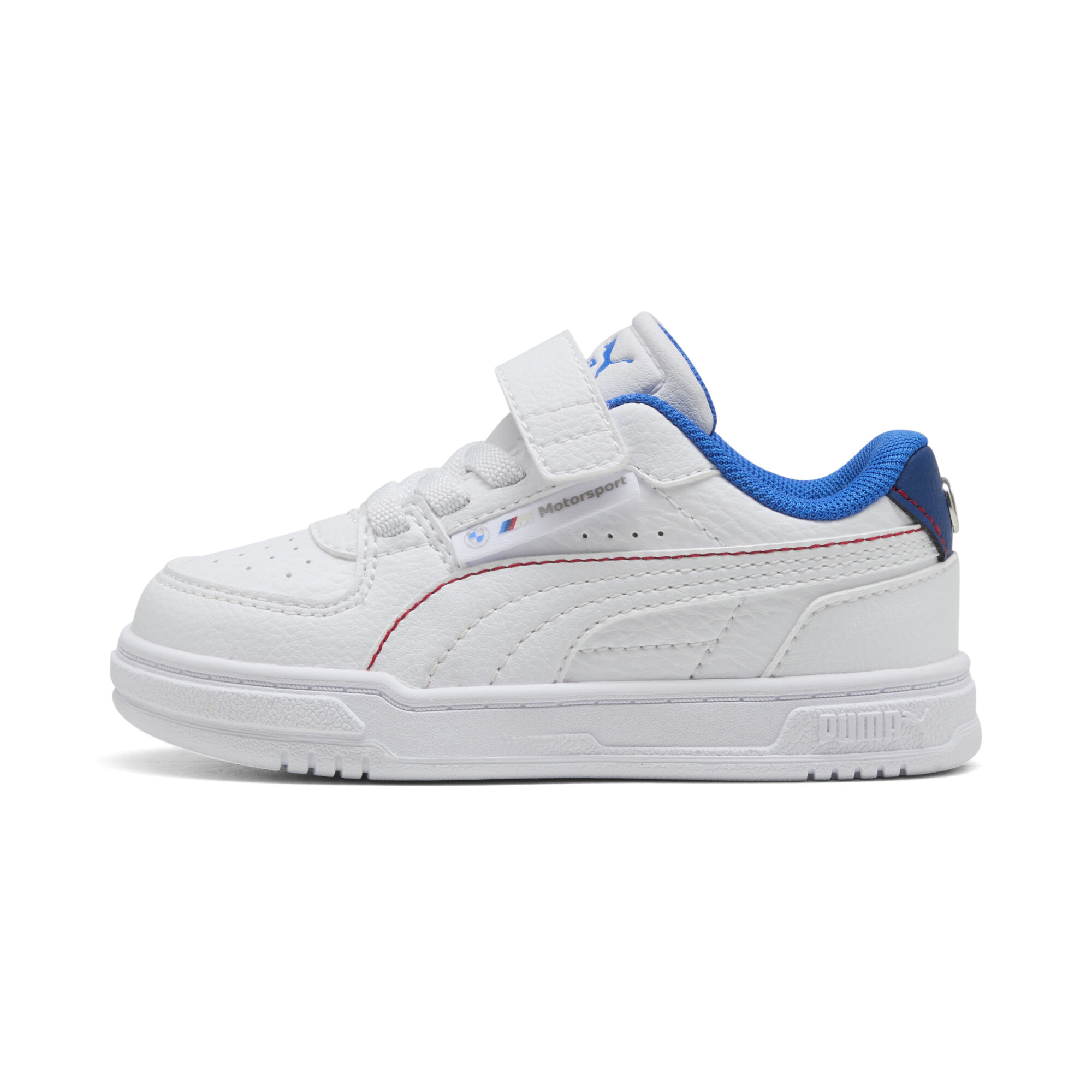 PUMA BMW M Motorsport Caven III Toddlers' Easy On Sneakers in White, Size 7