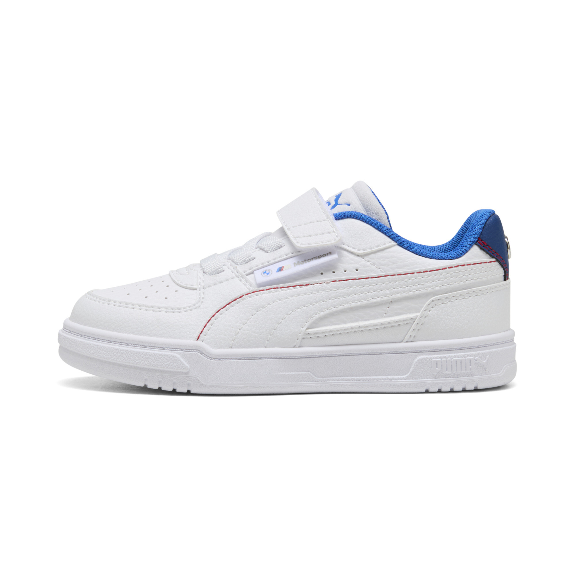 PUMA BMW M Motorsport Caven III Little Kids' Easy On Sneakers in White, Size 11