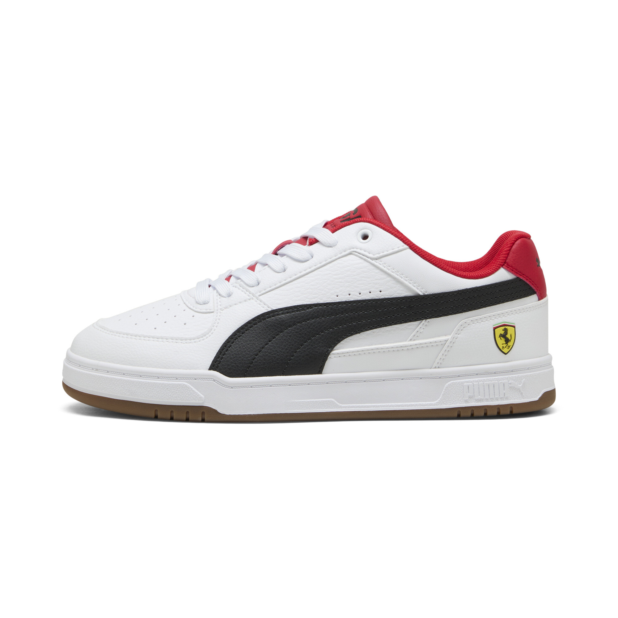 PUMA Scuderia Ferrari Caven III uniseks sneakers, Zwart/Wit, Maat 41 thumbnail 5