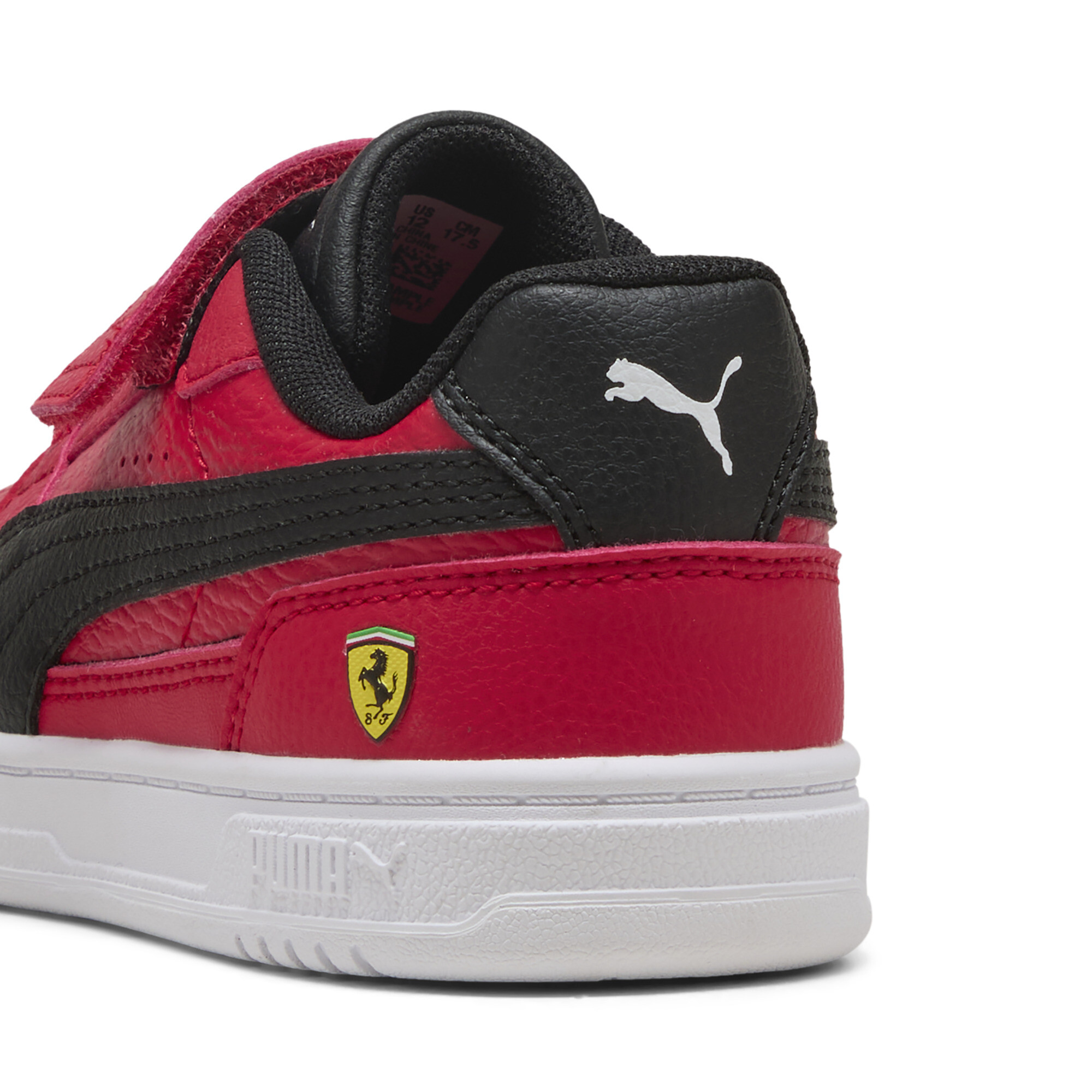 PUMA Scuderia Ferrari Caven III sneakers, Zwart/Rood, Maat 28 thumbnail 5