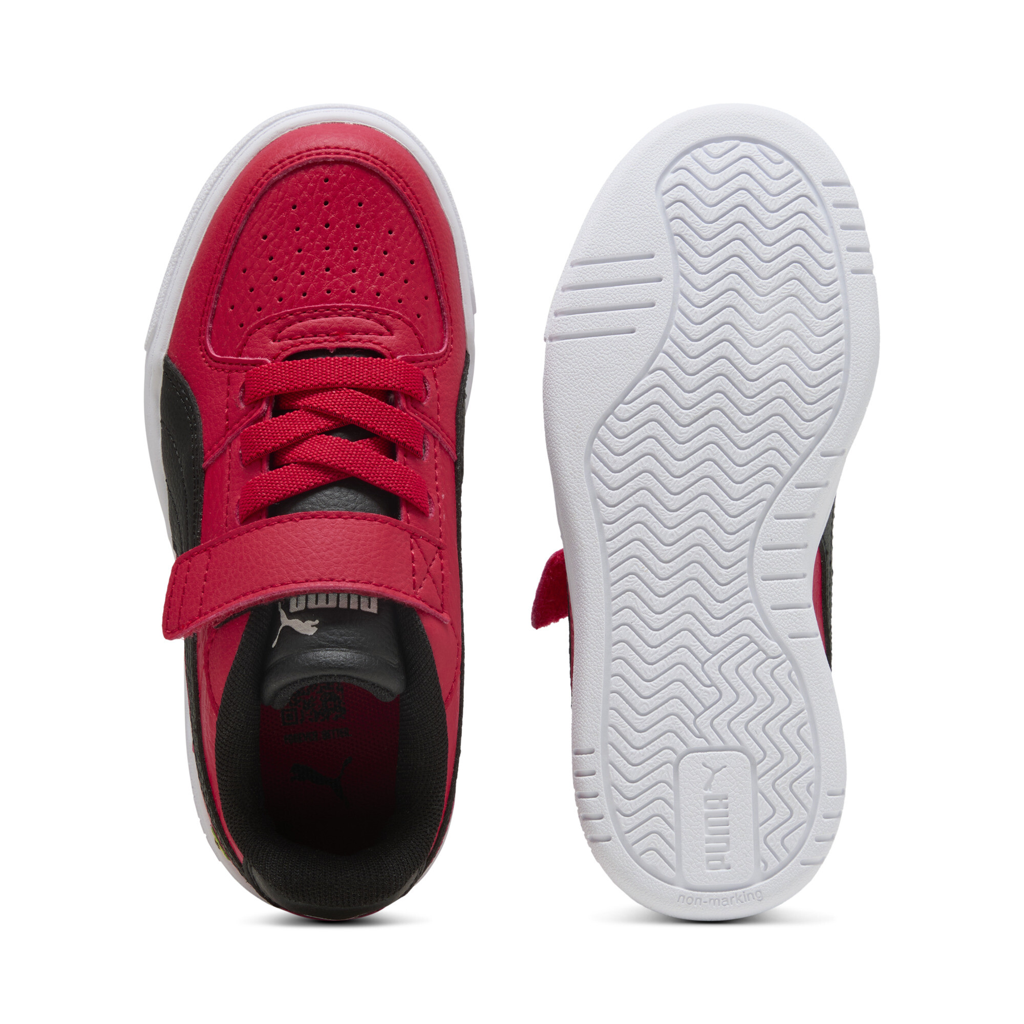 PUMA Scuderia Ferrari Caven III sneakers, Zwart/Rood, Maat 28 thumbnail 4