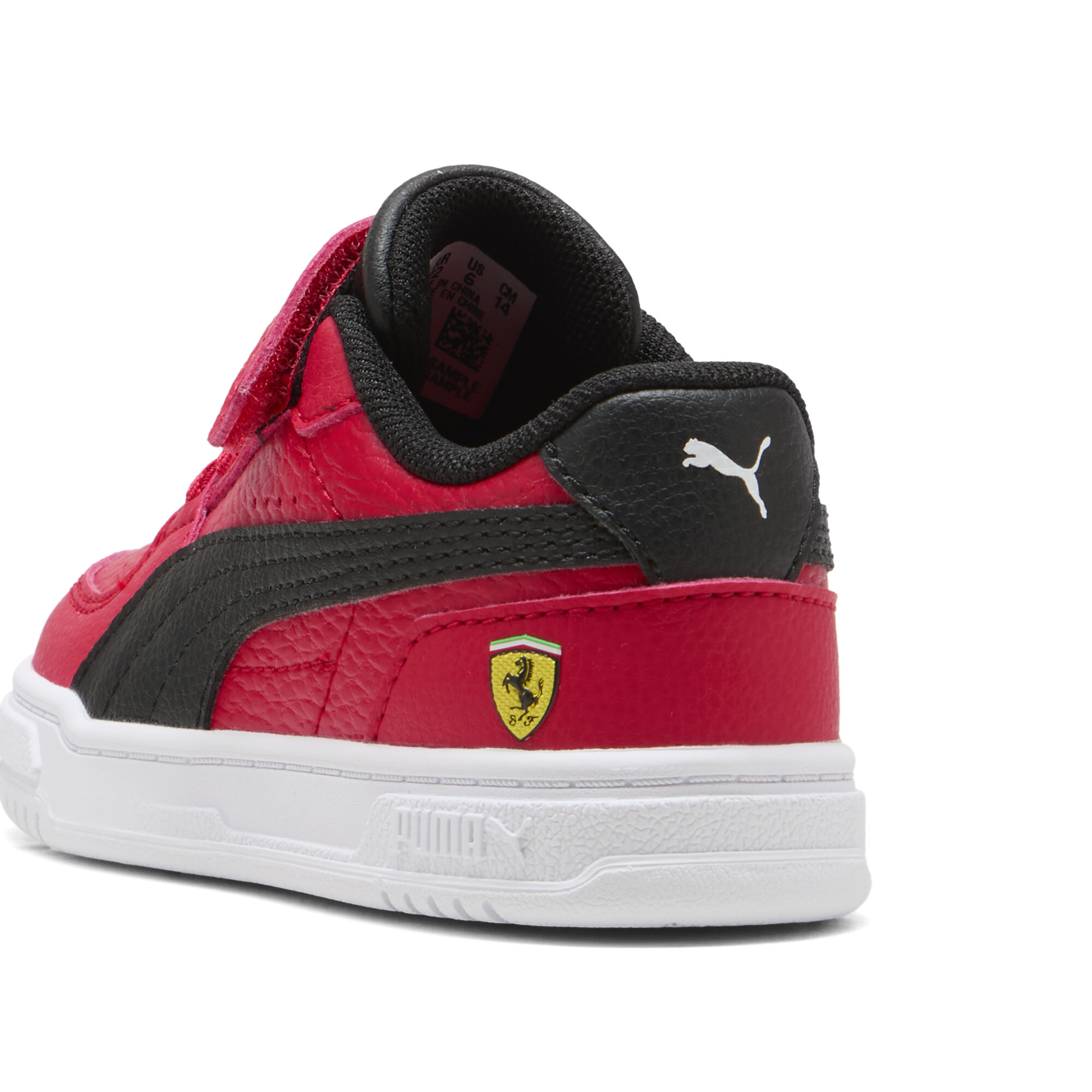 PUMA Scuderia Ferrari Caven III sneakers, Zwart/Rood, Maat 26 thumbnail 5