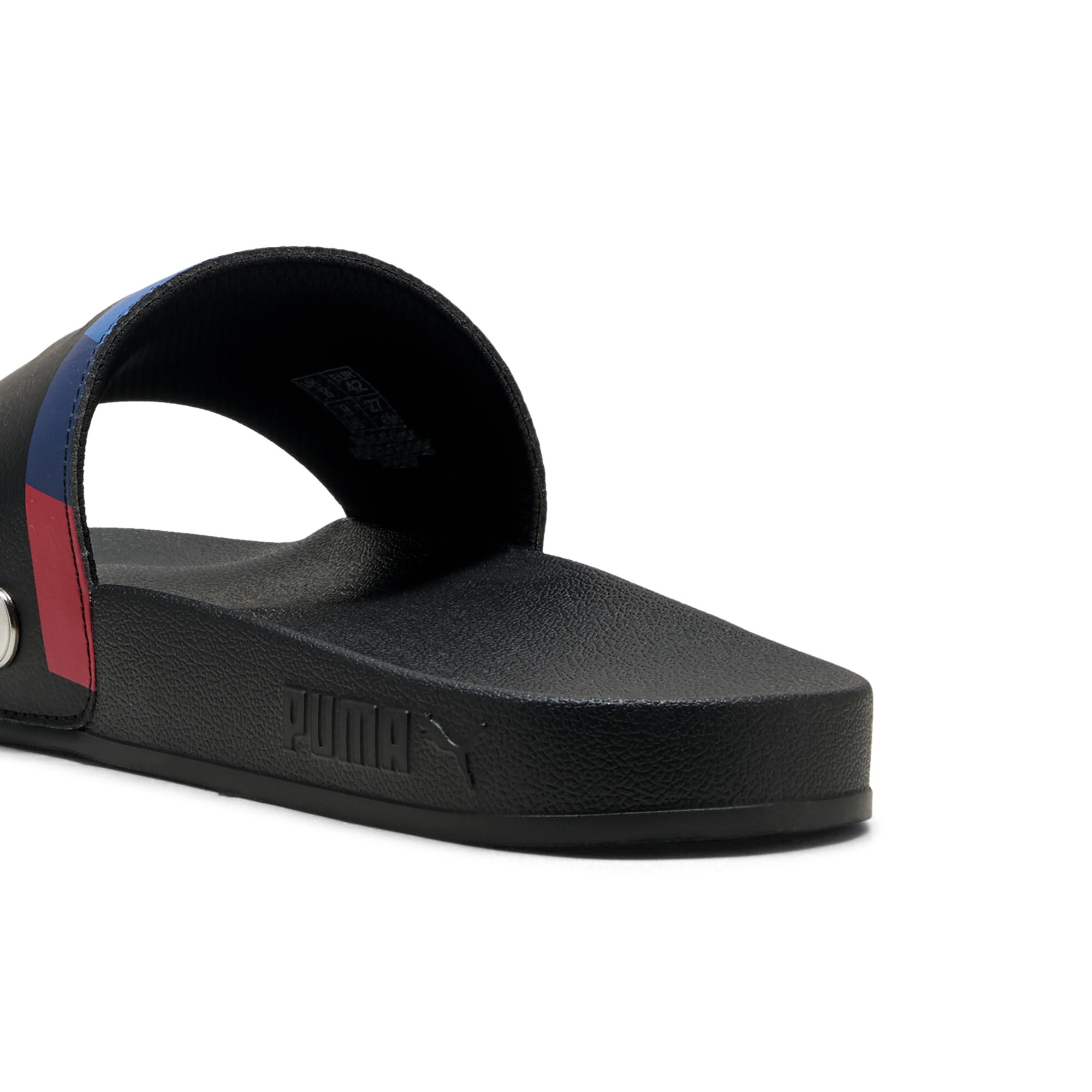 PUMA BMW M Motorsport Leadcat uniseks slippers, Zwart, Maat 46 thumbnail 5