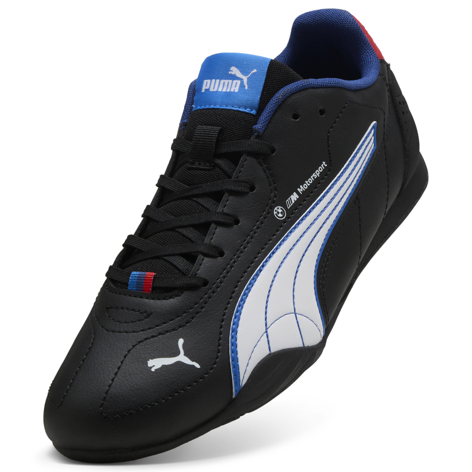 PUMA BMW M Motorsport Catch uniseks sneakers, Zwart/Wit, Maat 44,5 thumbnail 2