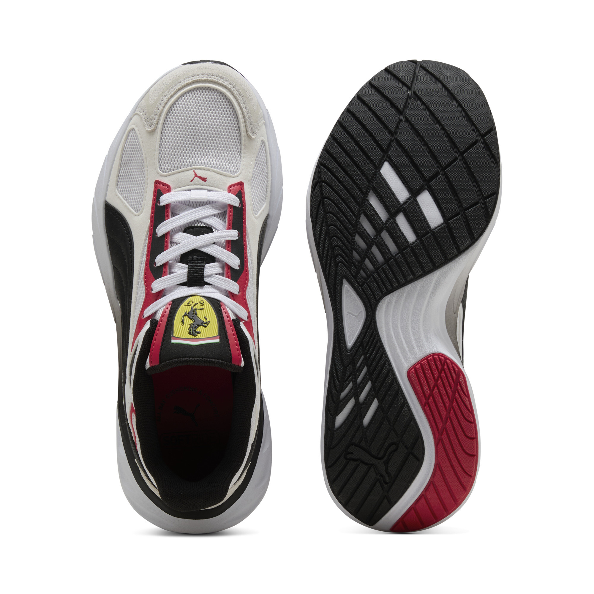 PUMA Scuderia Ferrari Hypnotic sneakers unisex, Zwart/Wit, Maat 36 thumbnail 4