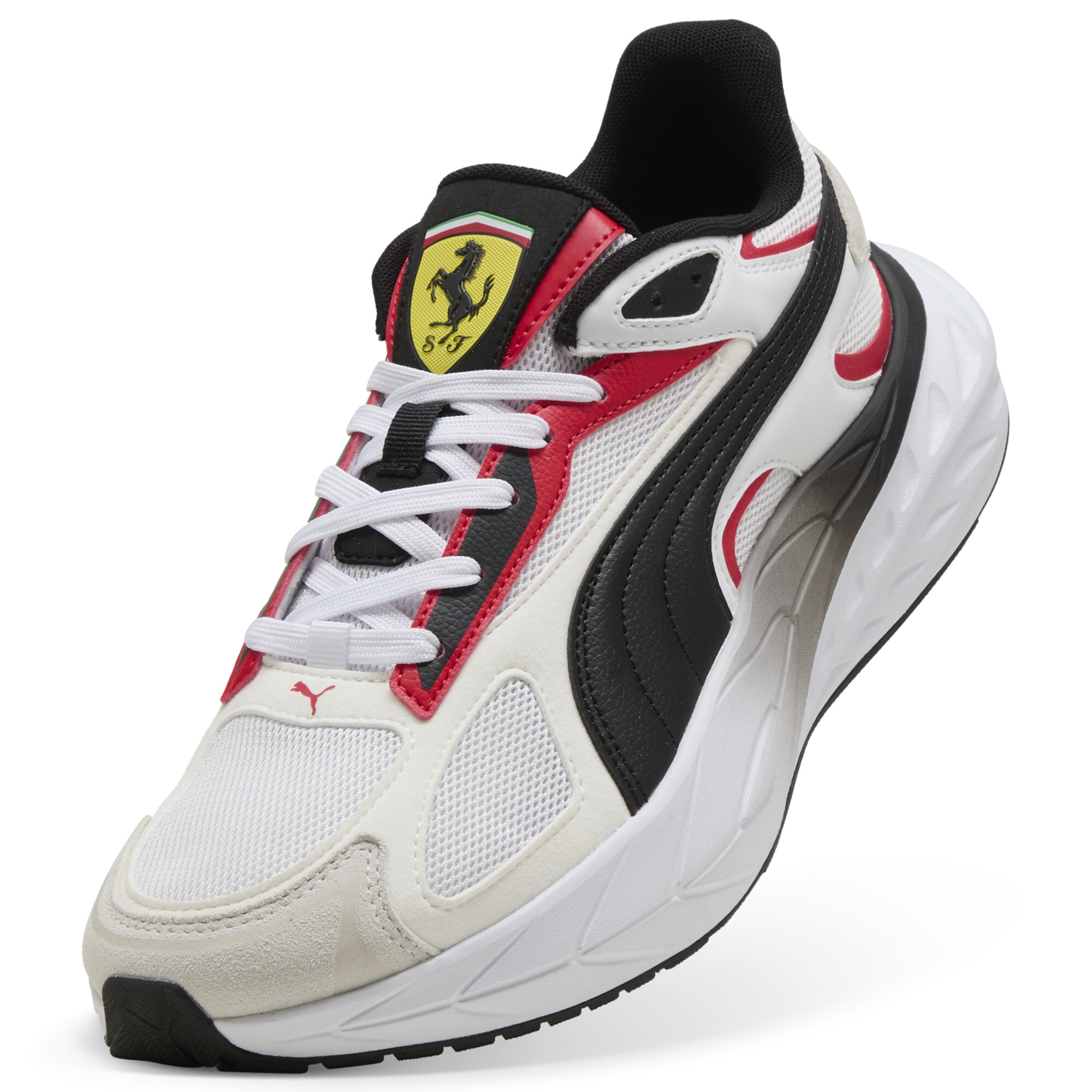 PUMA Scuderia Ferrari Hypnotic sneakers unisex, Zwart/Wit, Maat 36 thumbnail 2