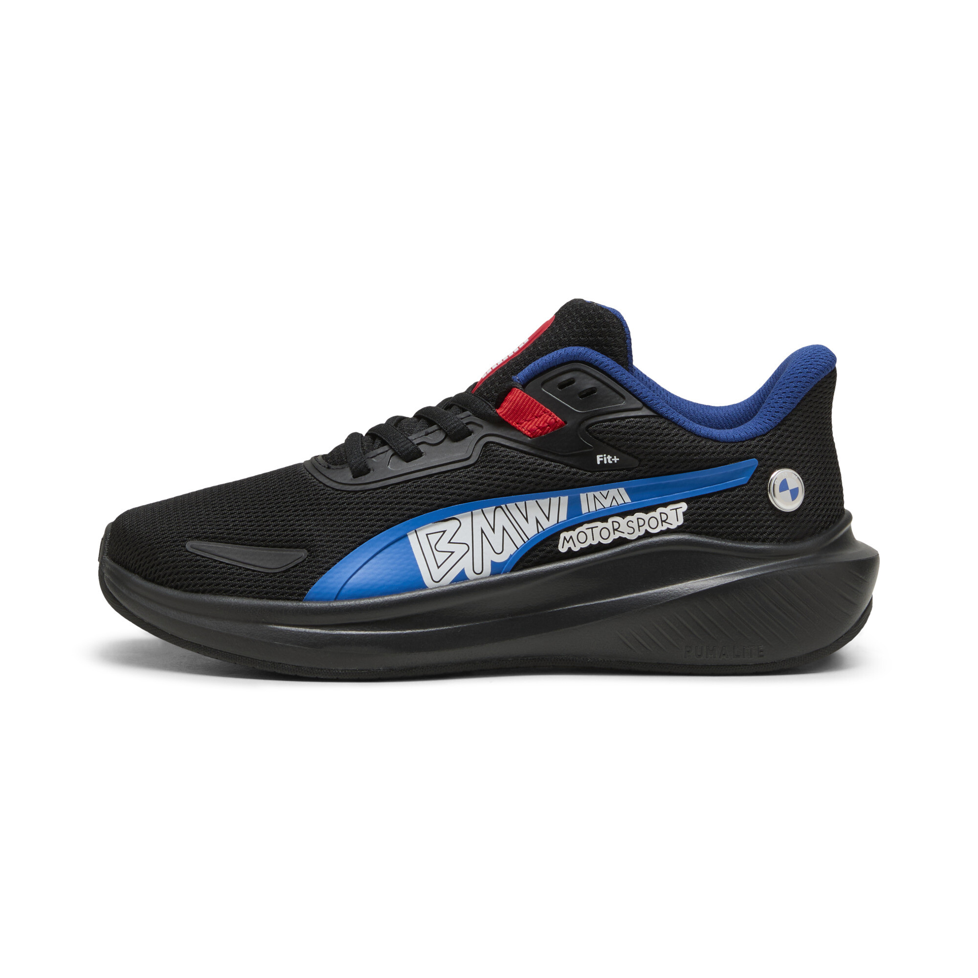 PUMA BMW M Motorsport Skyrocket Lite Big Kids' Sneakers in Black, Size 4