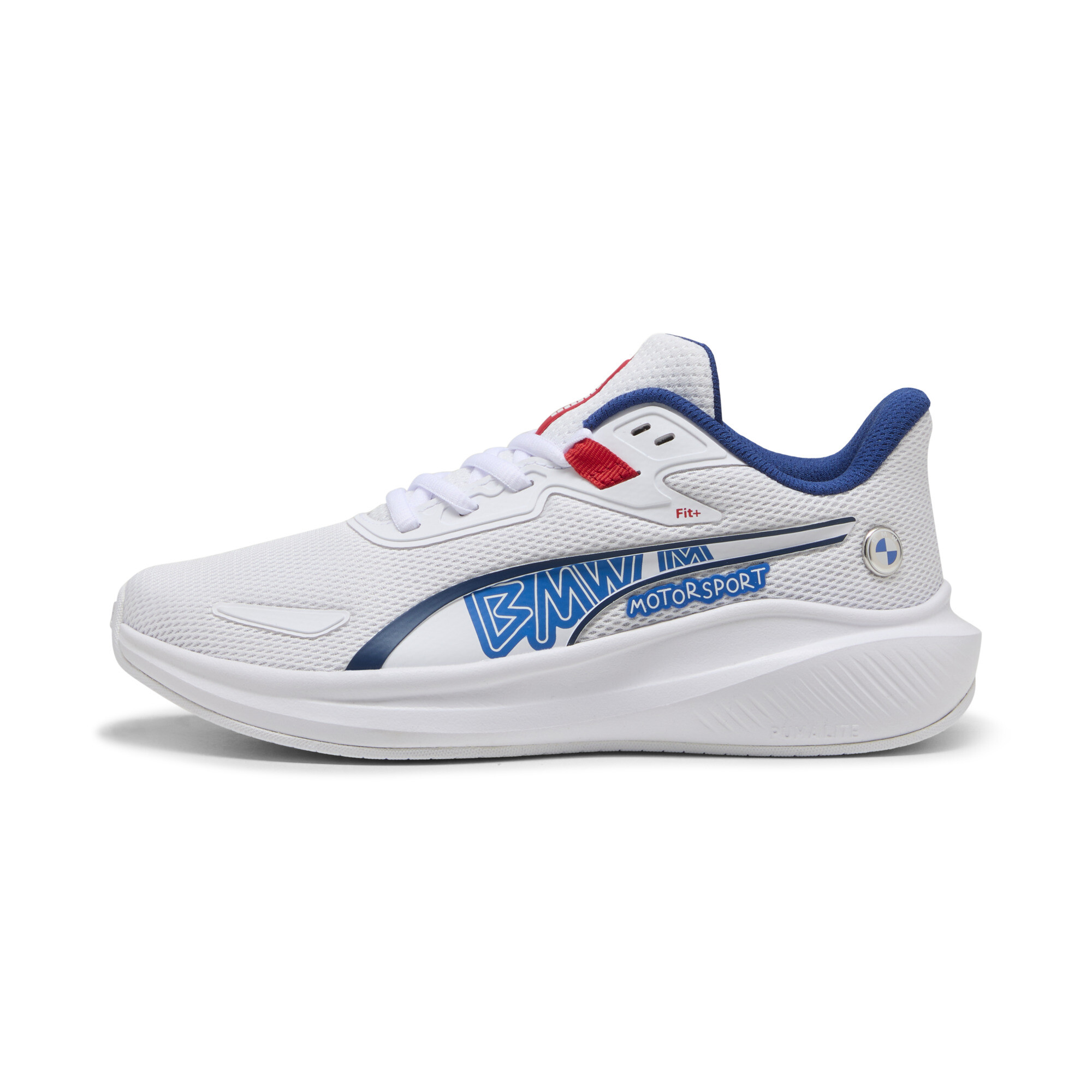 PUMA BMW M Motorsport Skyrocket Lite Big Kids' Sneakers in White, Size 4