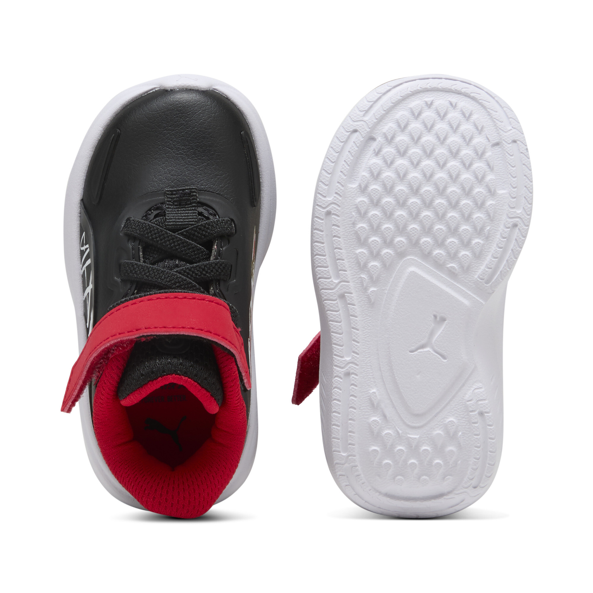 PUMA Scuderia Ferrari Skyrocket sneakers, Zwart/Wit, Maat 24 thumbnail 4