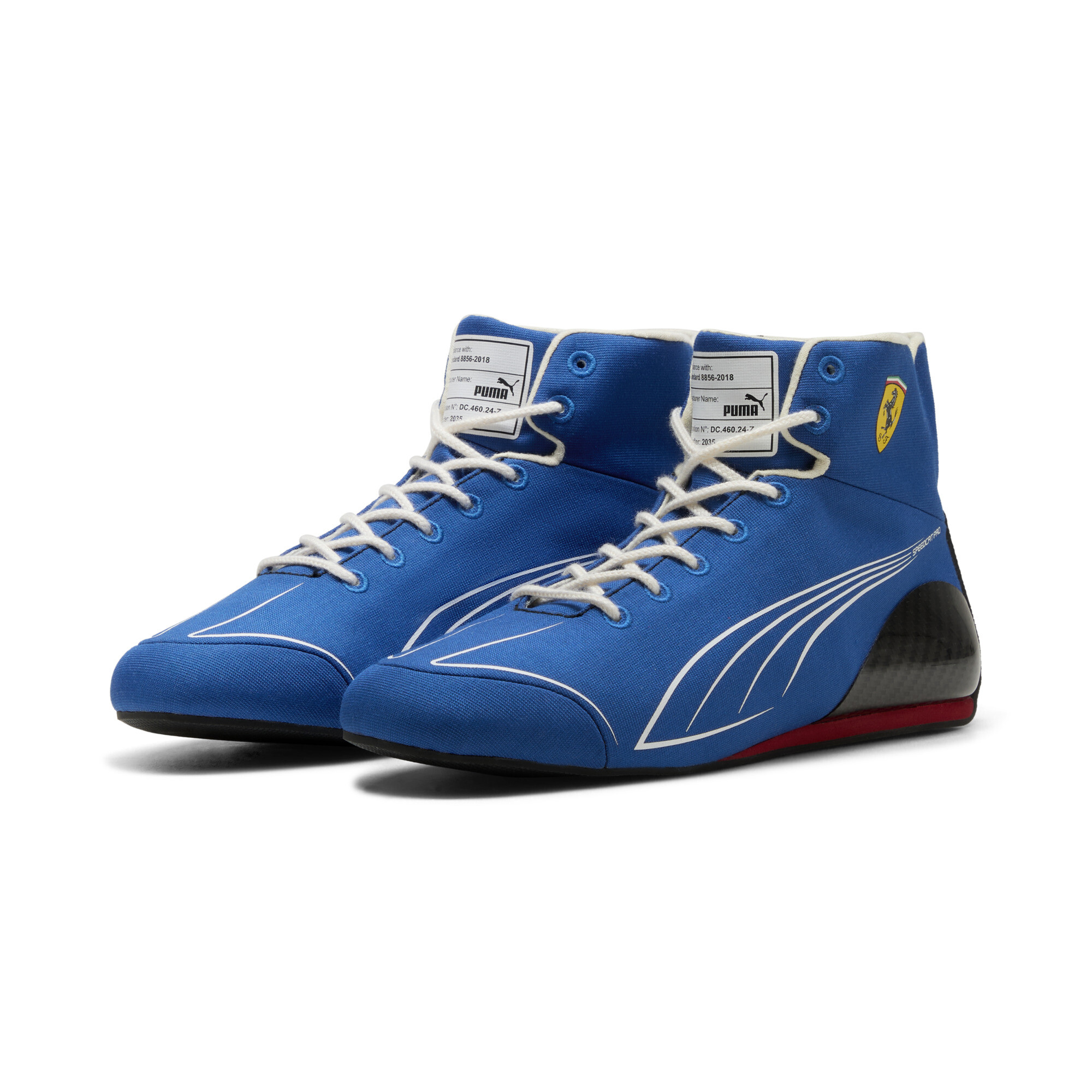 PUMA Scuderia Ferrari HP Monza Speedcat Pro sneakers voor Heren, Blauw/Wit, Maat 47
