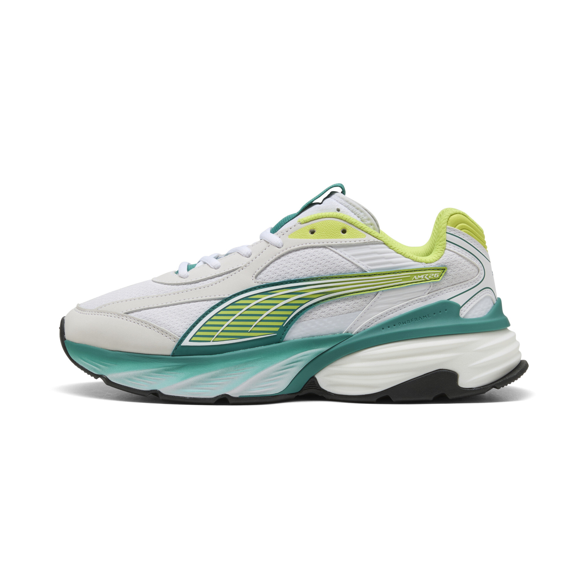 PUMA x ASTON MARTIN ARAMCO F1® TEAM Fade Sneakers in White, Size 9