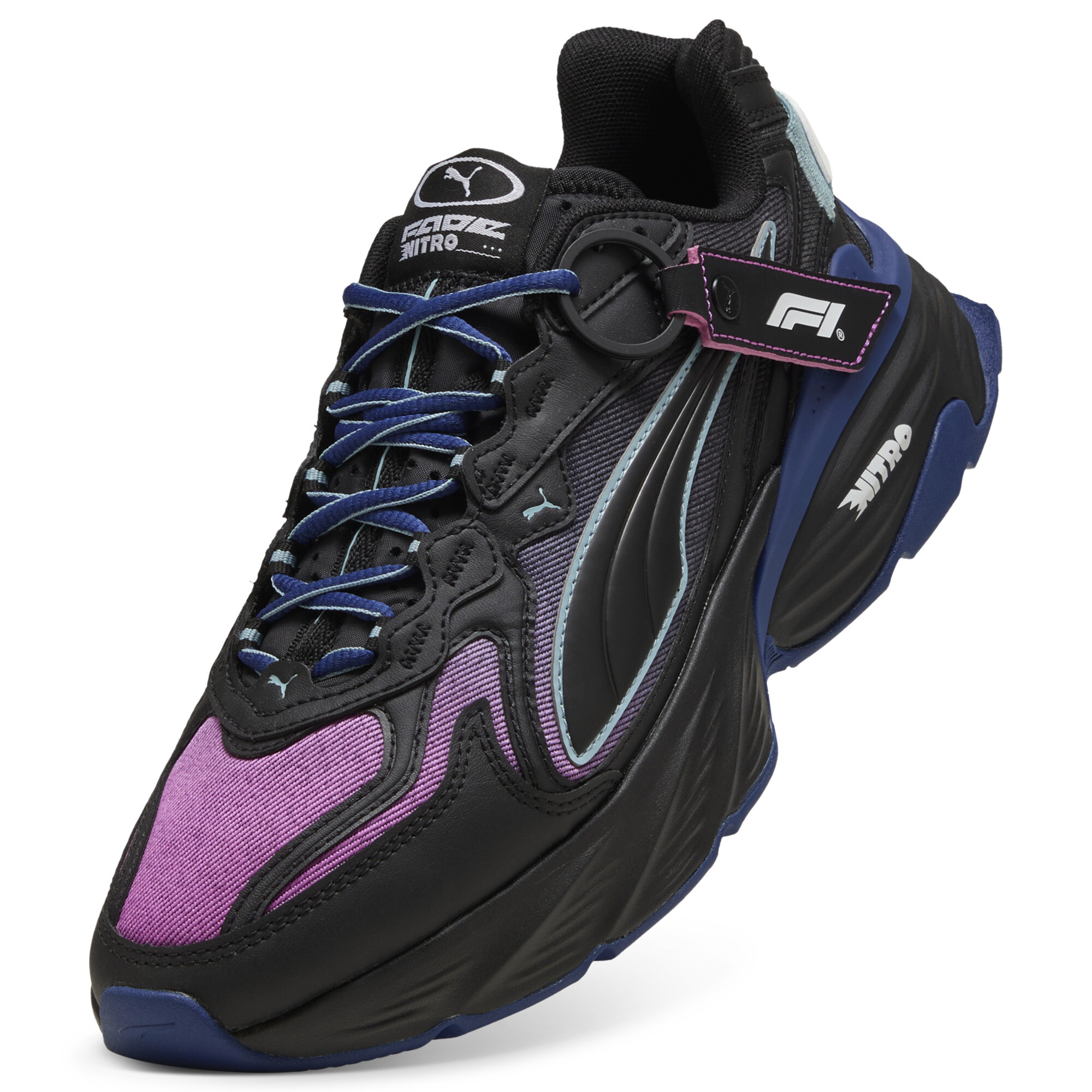 F1® PUMA Fade sneakers uniseks, Blauw/Zwart, Maat 43 thumbnail 2