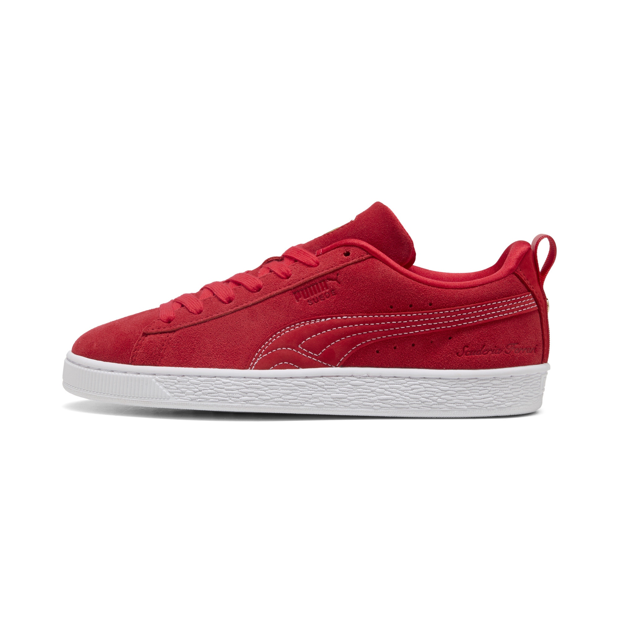 PUMA Scuderia Ferrari Suede OG Sneakers in Red, Size 8.5