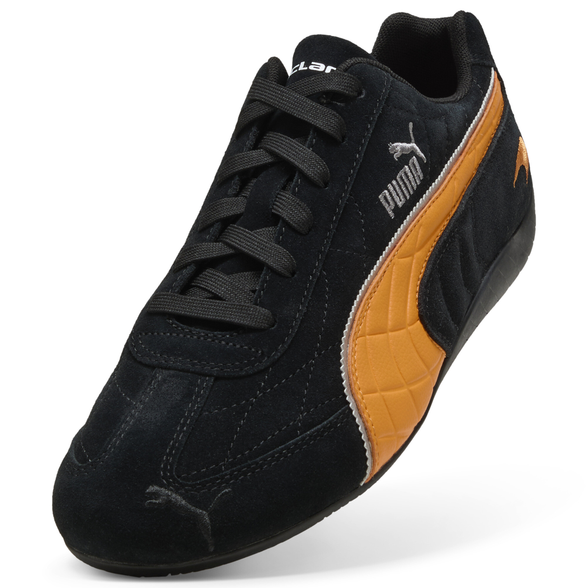 PUMA McLAREN RACING Speedcat uniseks sneakers, Zwart, Maat 46 thumbnail 3