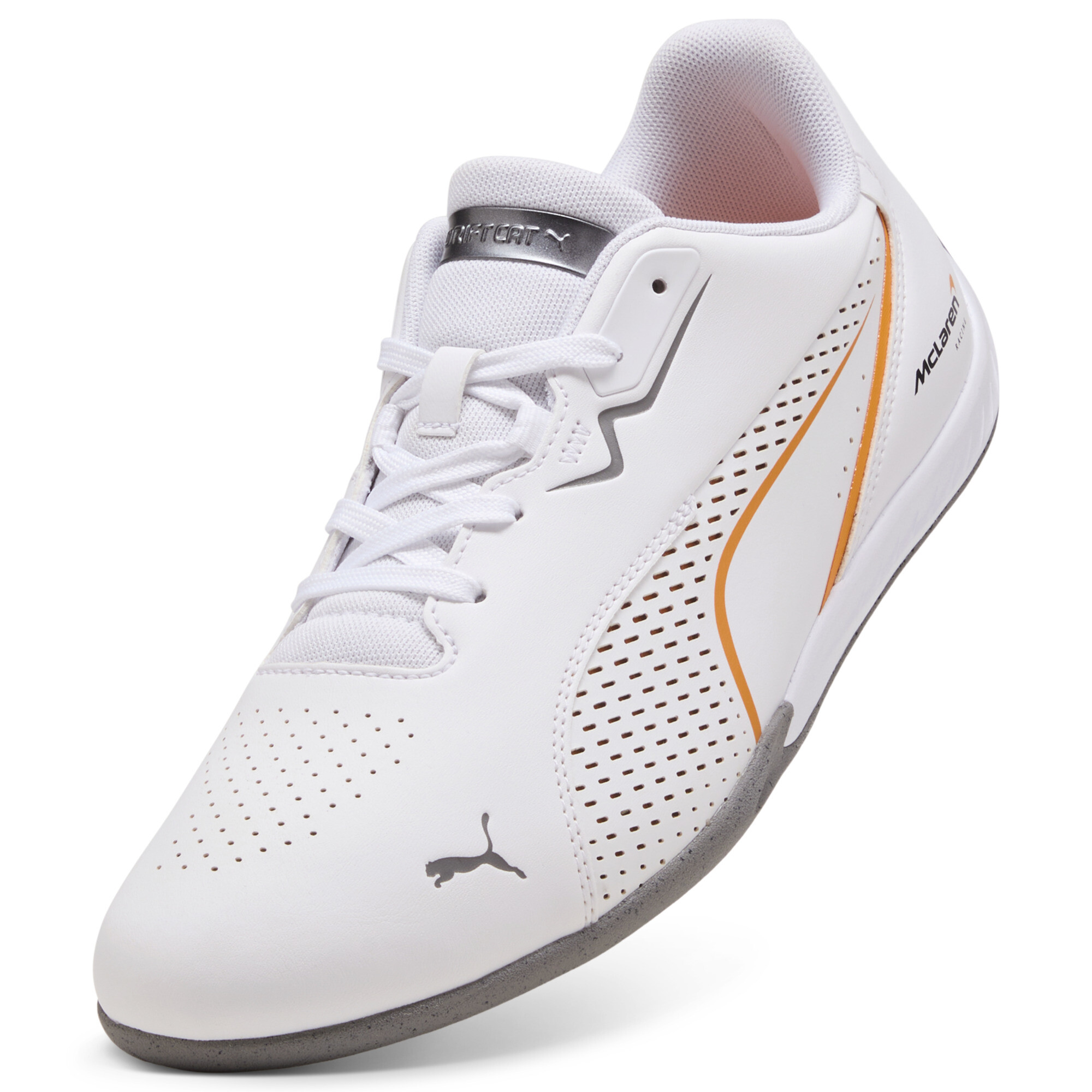 PUMA McLAREN RACING Drift Cat 11 uniseks sneakers, Wit, Maat 36 thumbnail 2