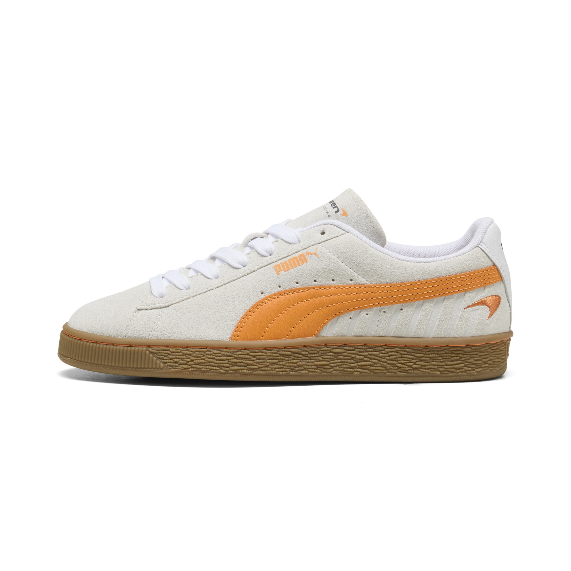 PUMA McLAREN RACING Suede OG Sneakers in White, Size 8