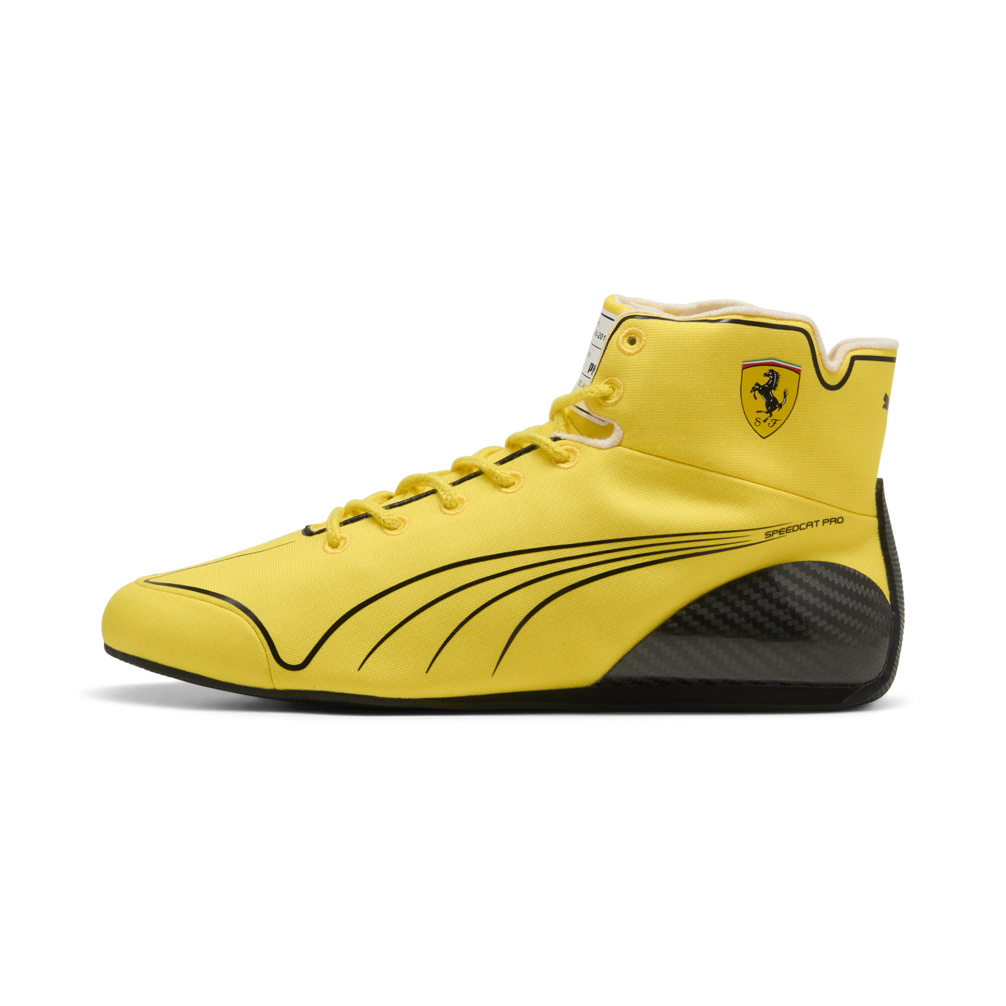 PUMA Męskie buty Scuderia Ferrari Speedcat Pro UK Lewis Hamilton, Buty, Żółty, 44.5