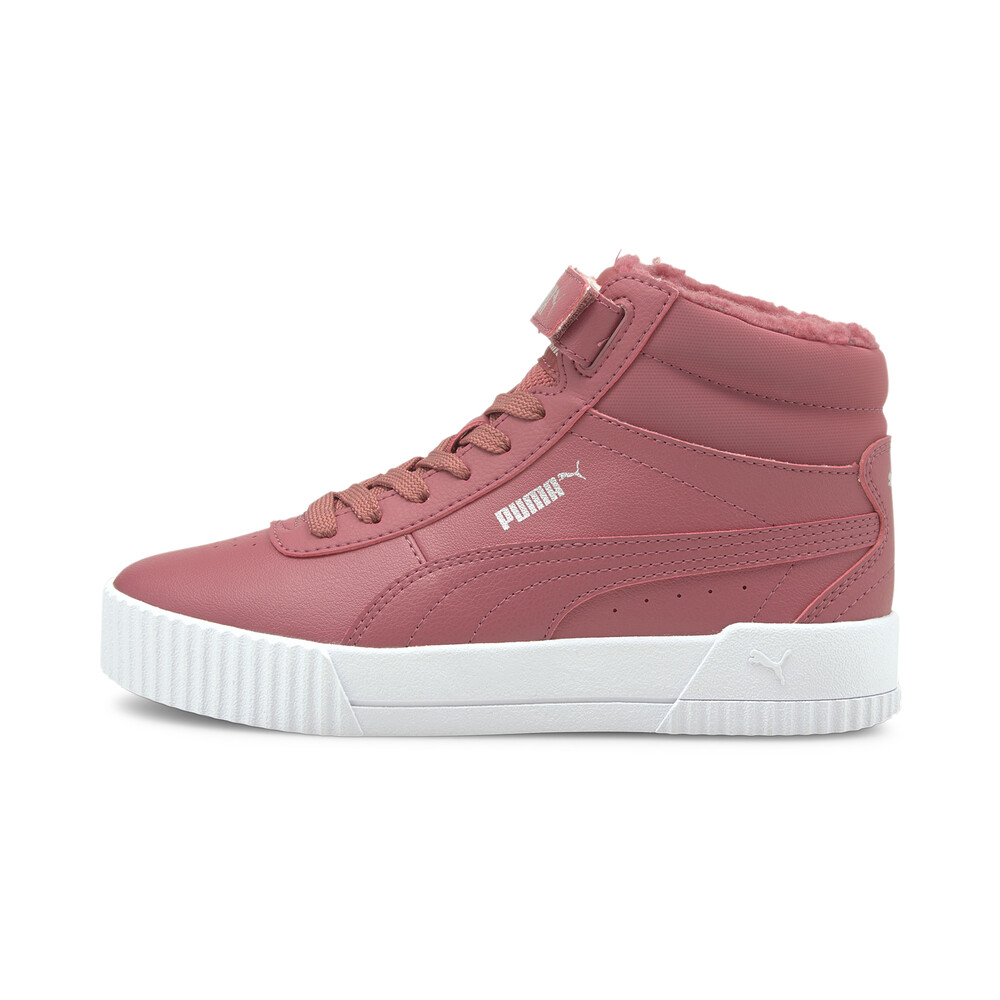 фото Детские кеды carina fur mid youth trainers puma