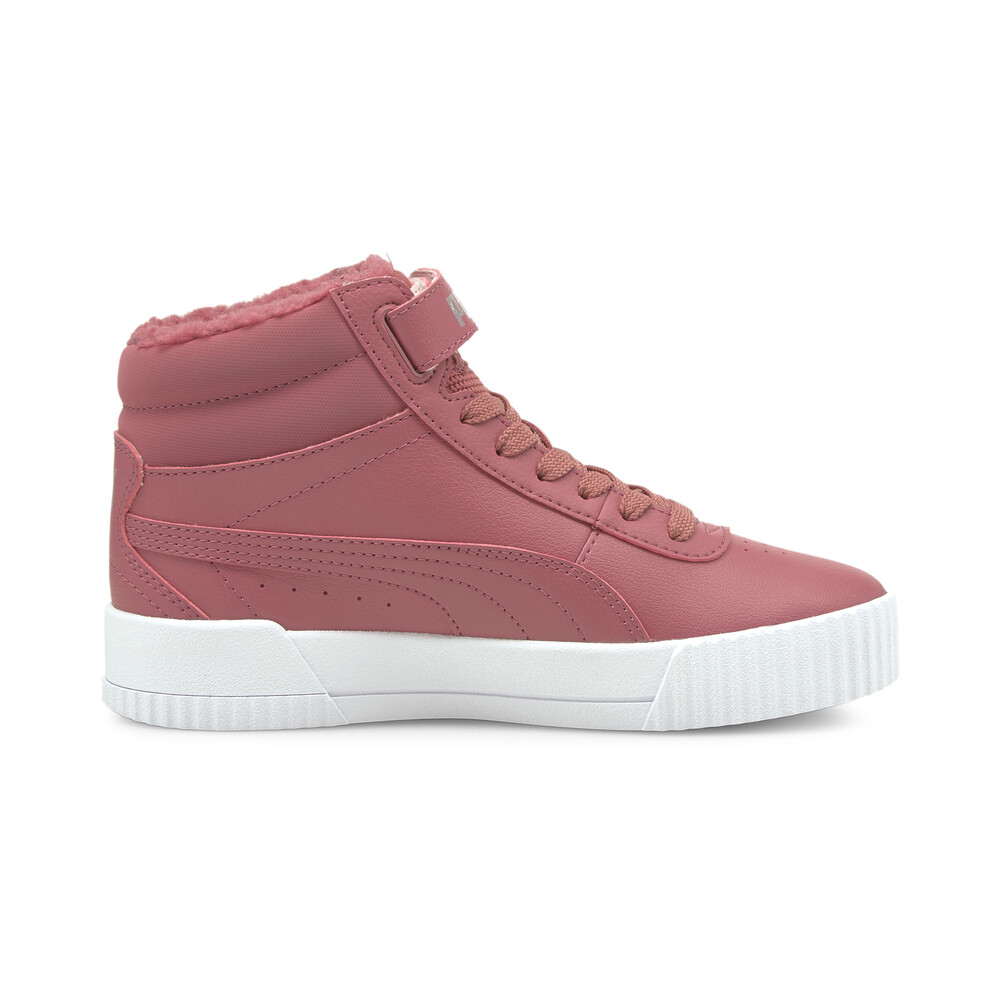 фото Детские кеды carina fur mid youth trainers puma