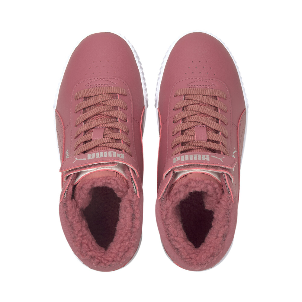 фото Детские кеды carina fur mid youth trainers puma