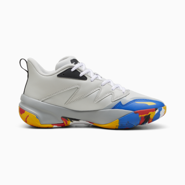 Genetics Basketball Shoes, Glacial Gray-Cool Mid Gray, large-ZAF
