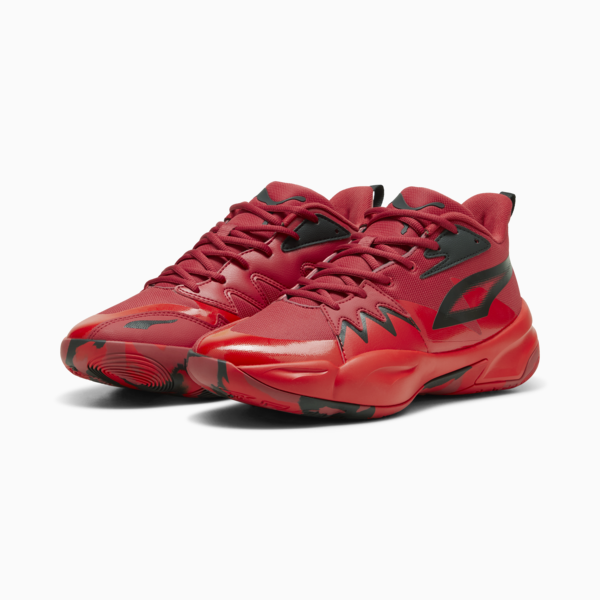 Genetics Basketball Shoes, Club Red-For All Time Red, large-MEX