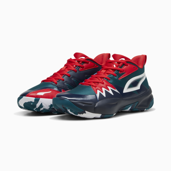 Zapatillas de basketball Genetics, Club Navy-Cold Green-For All Time Red, large-ARG