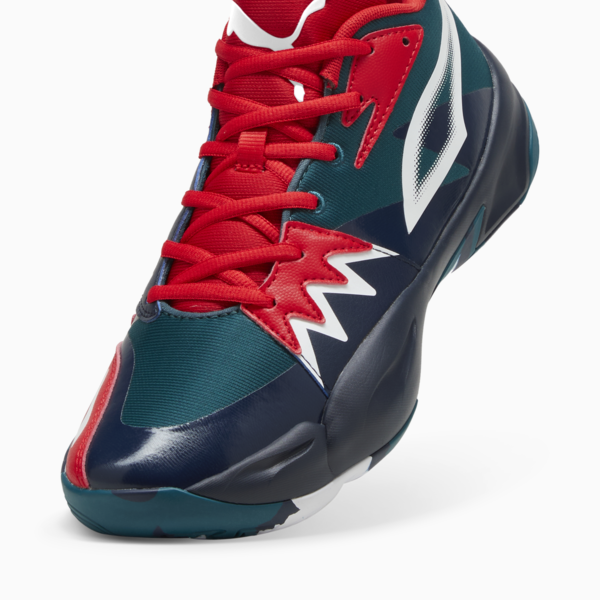 Zapatillas de basketball Genetics, Club Navy-Cold Green-For All Time Red, large-ARG