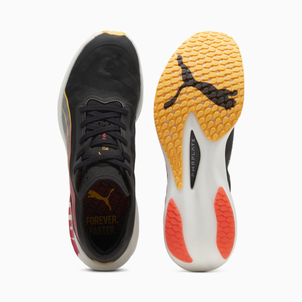 Zapatillas de running para hombre Deviate NITRO™ Elite 2, PUMA Black-Sun Stream-Sunset Glow, large-ARG