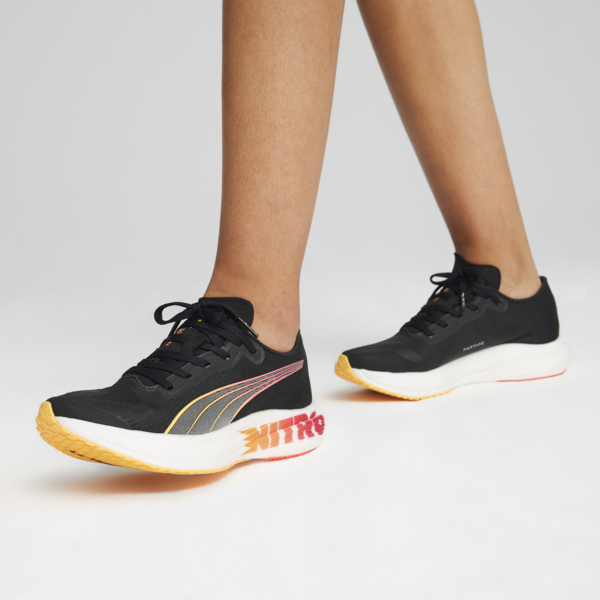 Zapatillas de running para mujer Deviate NITRO™ Elite 2, PUMA Black-Sun Stream-Sunset Glow, large-ARG