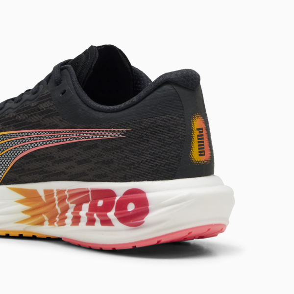 Zapatillas de running para hombre Deviate NITRO™ 2, PUMA Black-Sun Stream-Sunset Glow, large-ARG