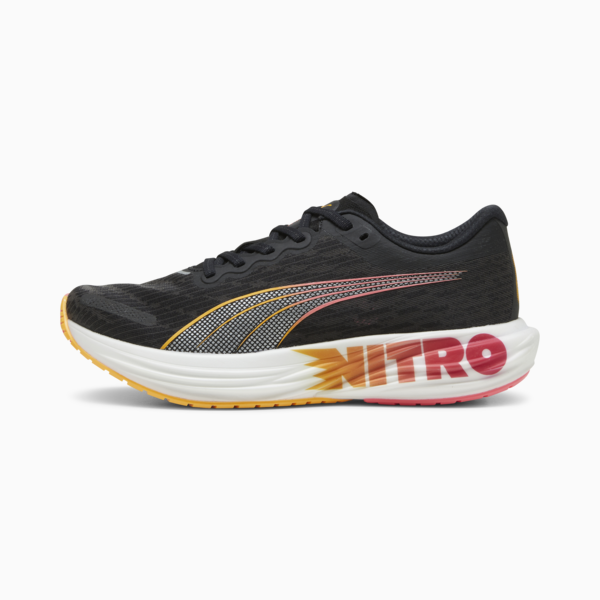Zapatillas de running para hombre Deviate NITRO™ 2, PUMA Black-Sun Stream-Sunset Glow, large-ARG