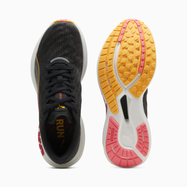 Zapatillas de running para hombre Deviate NITRO™ 2, PUMA Black-Sun Stream-Sunset Glow, large-ARG