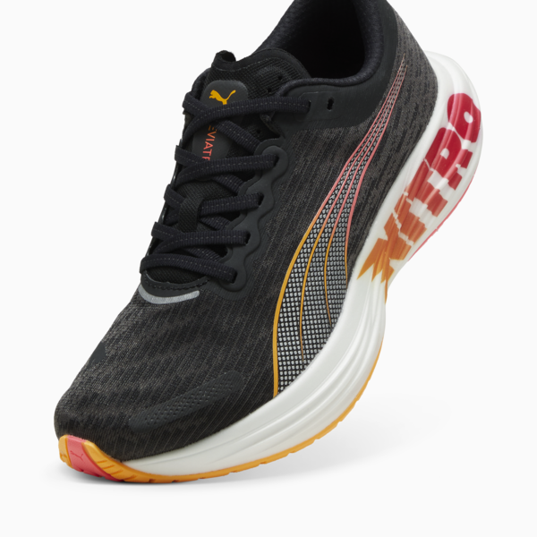 Zapatillas de running para hombre Deviate NITRO™ 2, PUMA Black-Sun Stream-Sunset Glow, large-ARG