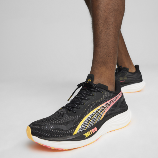 Velocity NITRO™ 3 Men's Running Shoes, PUMA Black-PUMA Silver-Sun Stream, large-ZAF