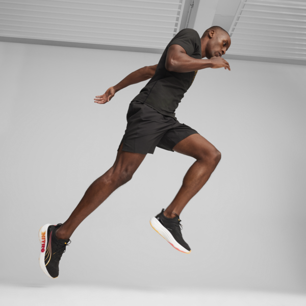 Zapatillas de running para hombre ForeverRun NITRO™, PUMA Black-Sun Stream-Sunset Glow, large-ARG