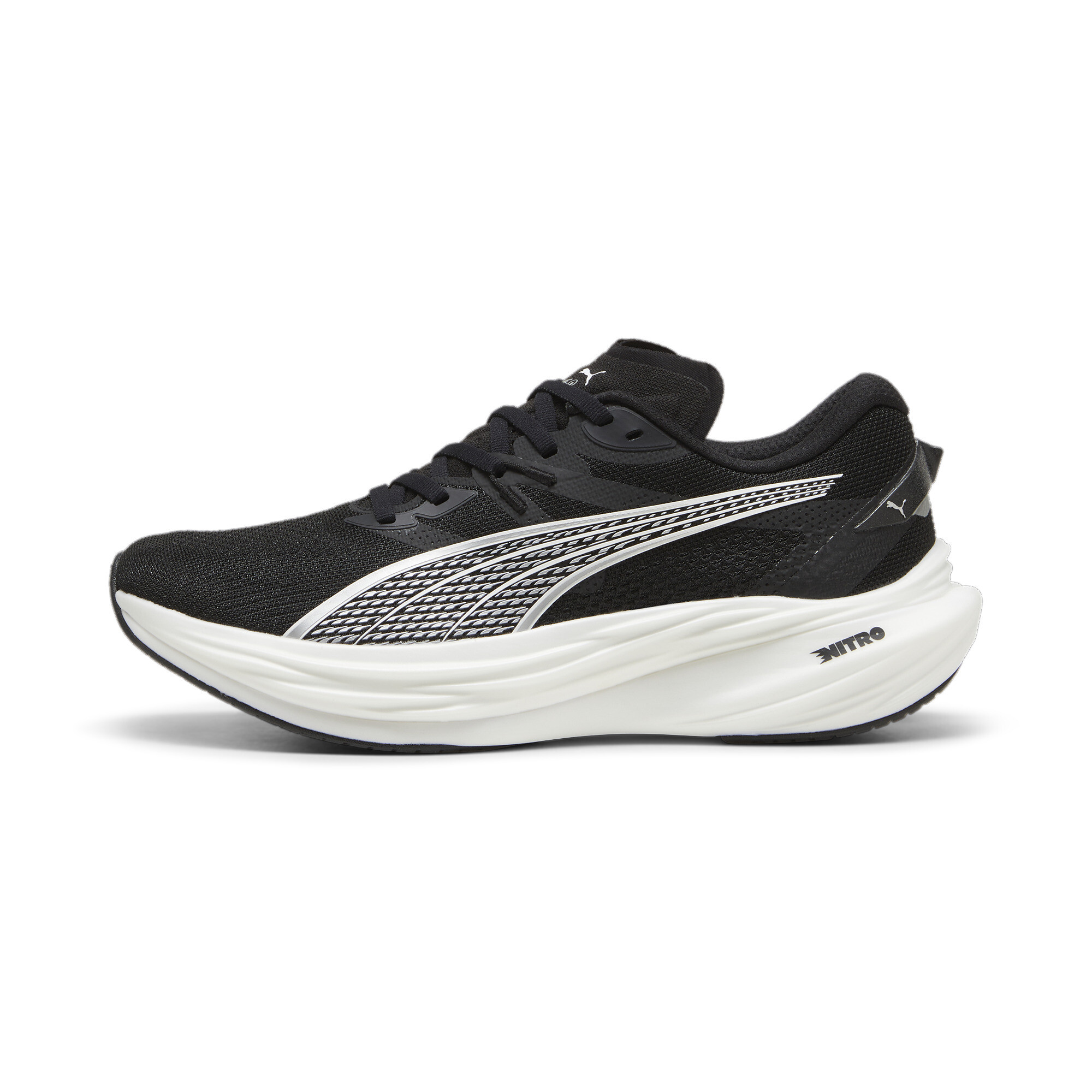 Puma Deviate NITRO™ 3 Laufschuhe Herren | Mit Colorful | Black/White | Größe: 41