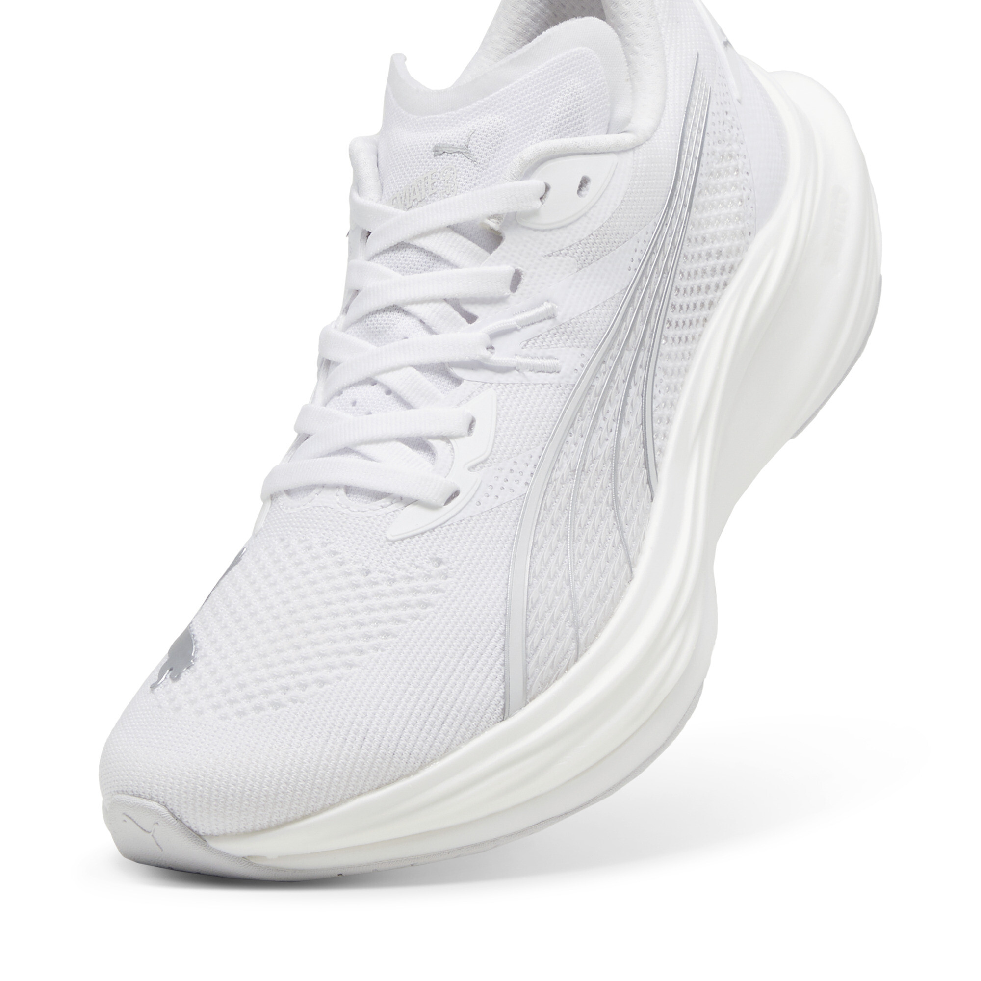 Deviate NITRO™ 3 hardloopschoenen voor Heren, Grijs/Wit/Zilver, Maat 41 | PUMA