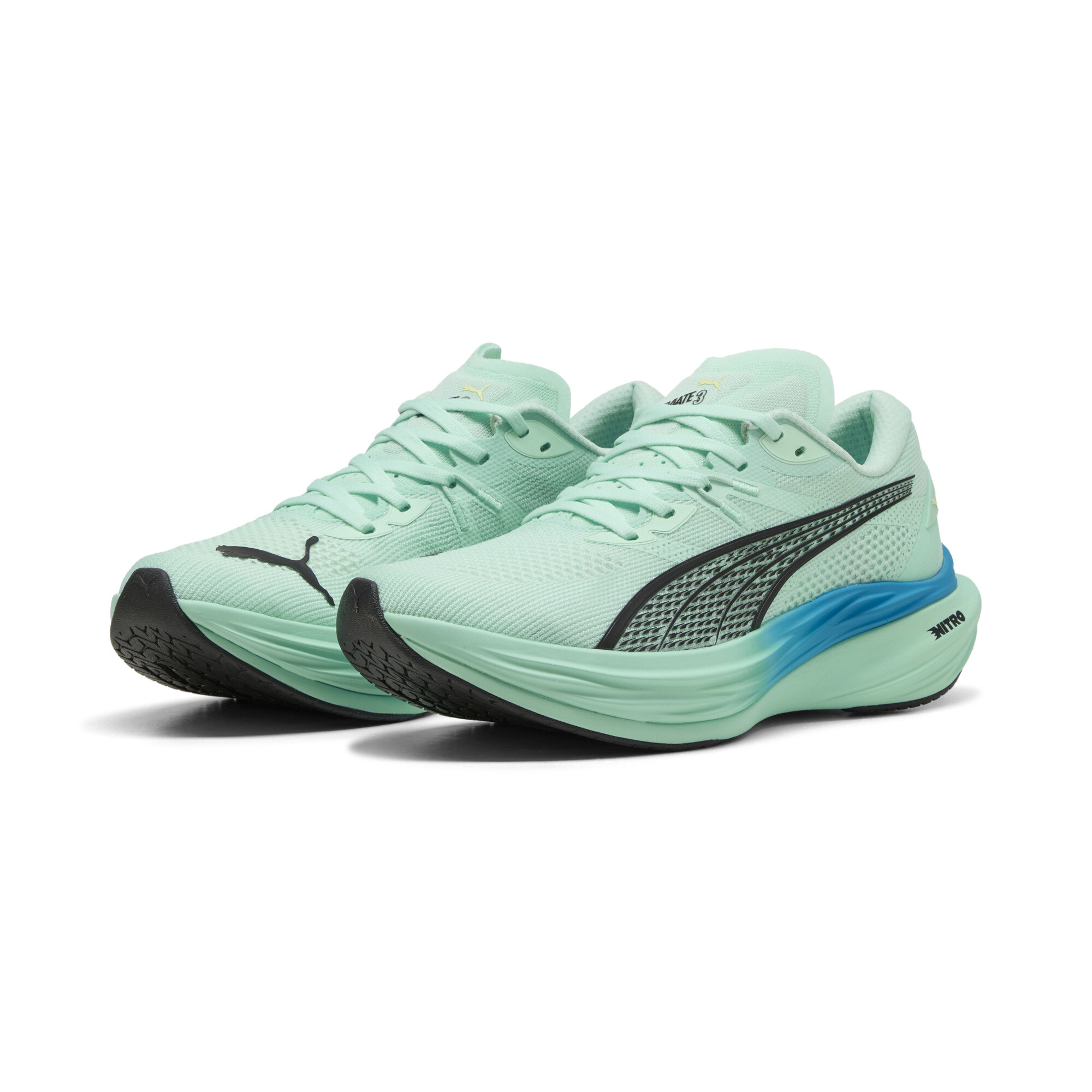 PUMA Deviate NITROâ¢ 3 hardloopschoenen voor Heren, Blauw, Maat 40 thumbnail 7