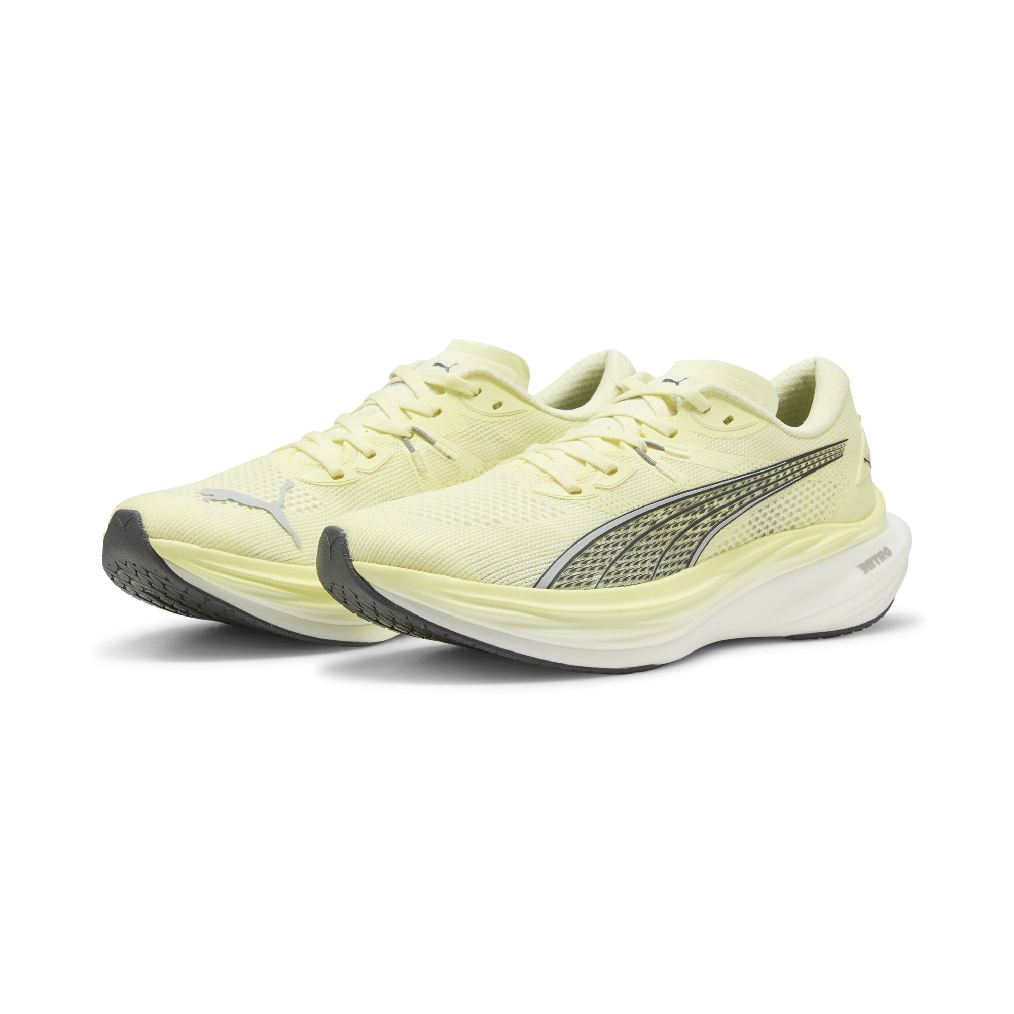 PUMA Deviate NITROâ¢ 3 hardloopschoenen voor Heren, Grijs/Goud, Maat 40,5 thumbnail 6