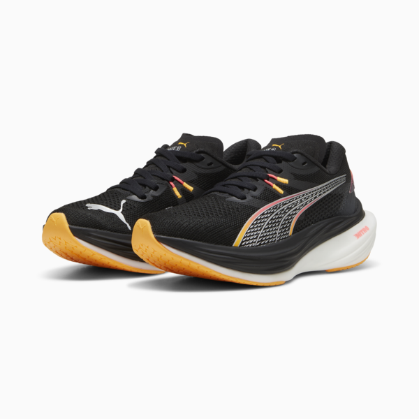 Zapatillas de running Deviate NITRO™ 3 para mujer, PUMA Black-Sunset Glow-Sun Stream, large-ARG