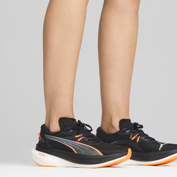 Zapatillas de running Deviate NITRO™ 3 para mujer, PUMA Black-Sunset Glow-Sun Stream, large-ARG