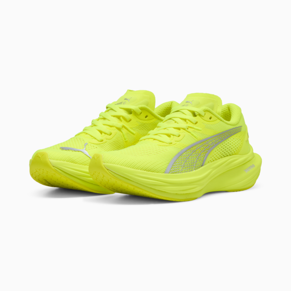 Deviate NITRO™ 3 Running Shoes Women, Yellow Alert-PUMA Silver, large-ZAF