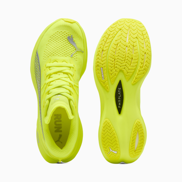 Deviate NITRO™ 3 Running Shoes Women, Yellow Alert-PUMA Silver, large-ZAF