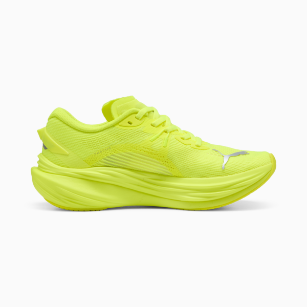Deviate NITRO™ 3 Running Shoes Women, Yellow Alert-PUMA Silver, large-ZAF