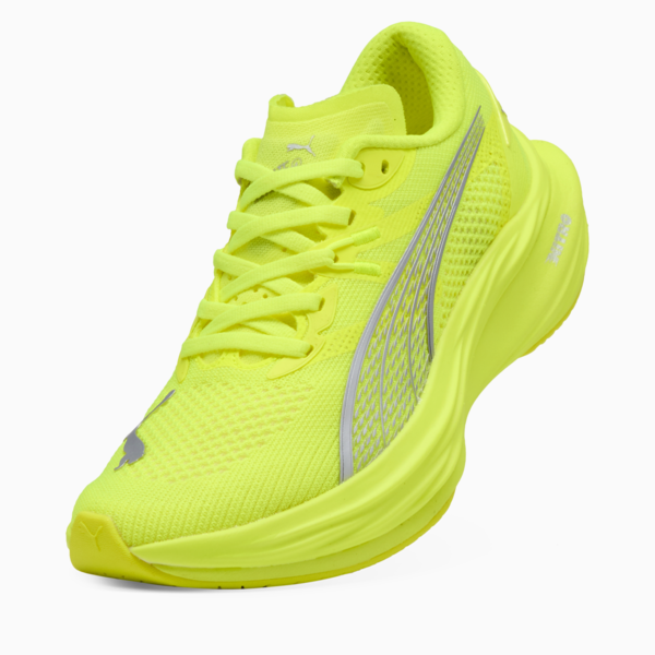 Deviate NITRO™ 3 Running Shoes Women, Yellow Alert-PUMA Silver, large-ZAF