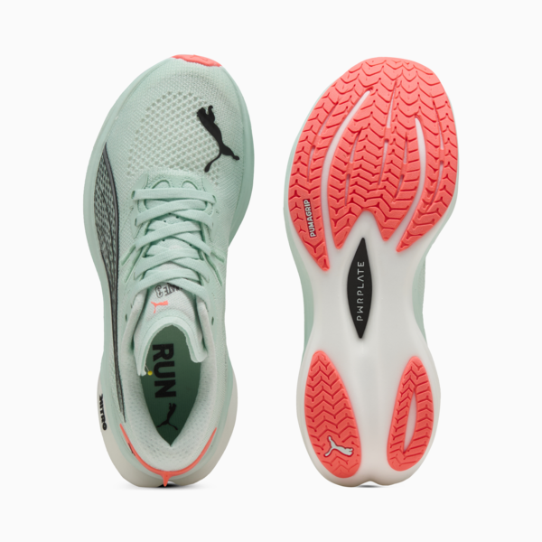 Deviate NITRO™ 3 Running Shoes Women, Peaceful Blue-Glowing Red, large-MEX