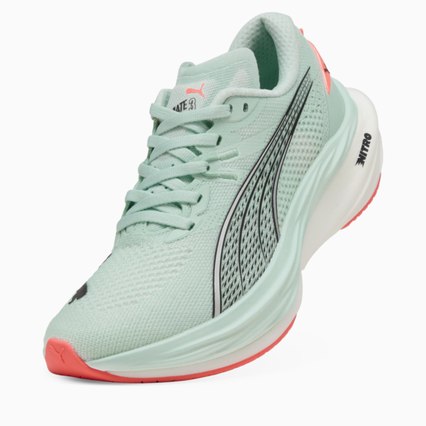 Deviate NITRO™ 3 Running Shoes Women, Peaceful Blue-Glowing Red, large-MEX